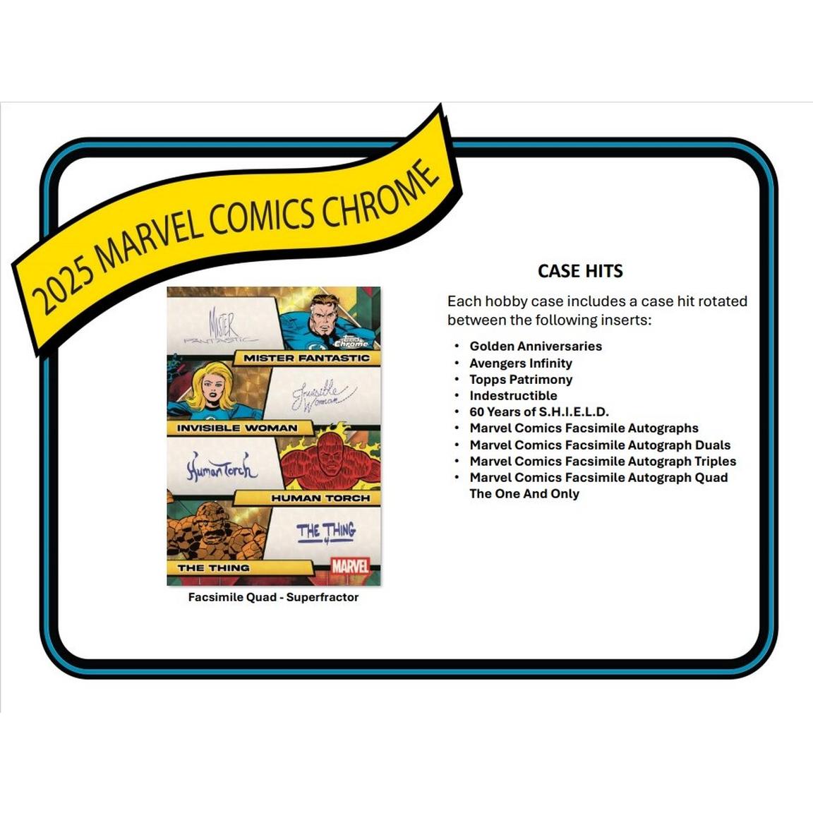 2025 Topps Chrome Marvel Comics Blaster Box