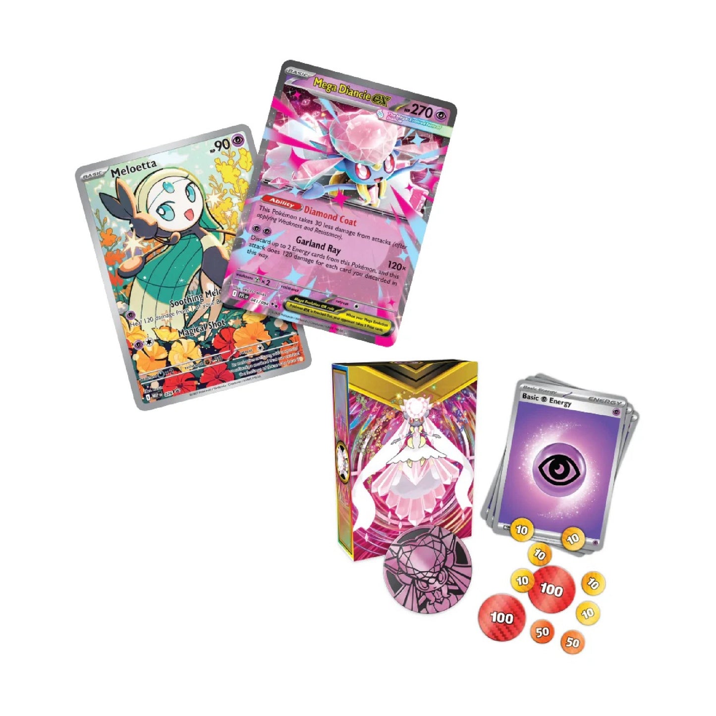 Pokémon TCG Mega Battle Deck—Mega Gengar ex & Mega Diancie ex