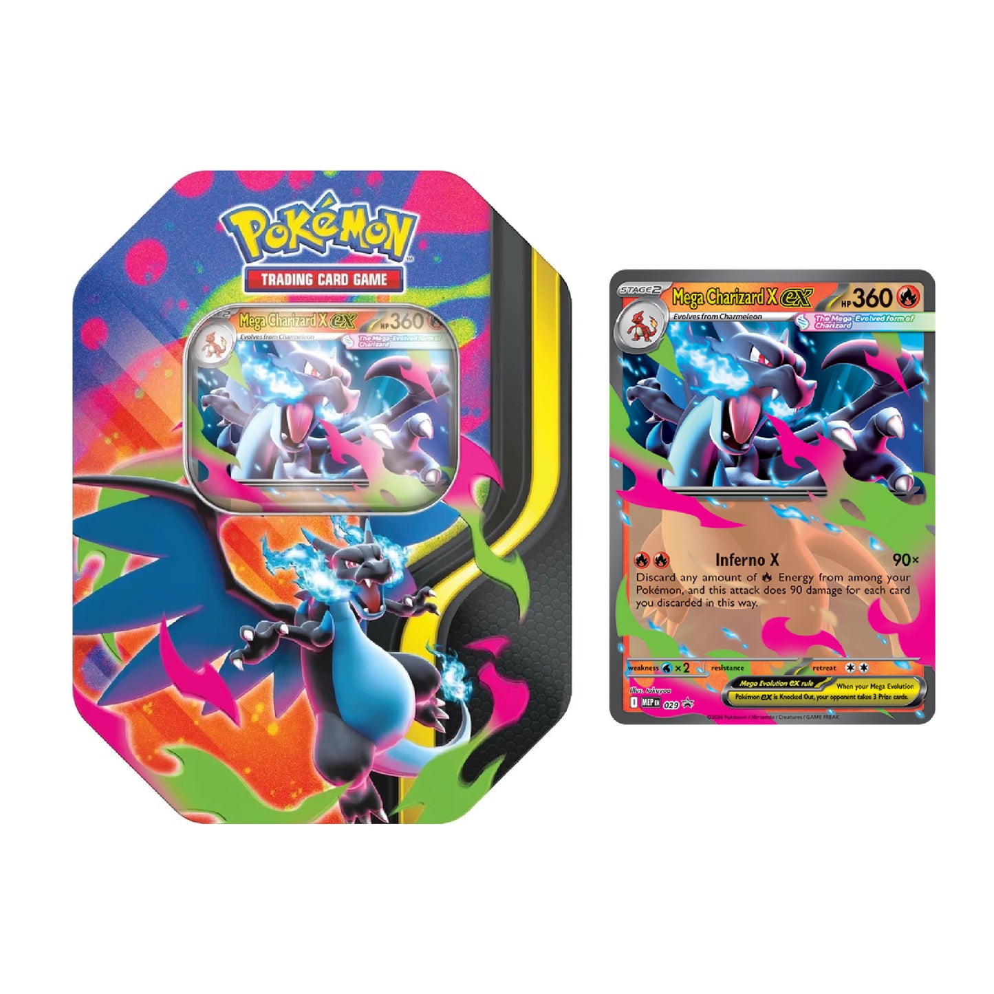 Pokémon TCG: Mega Charizard Tin