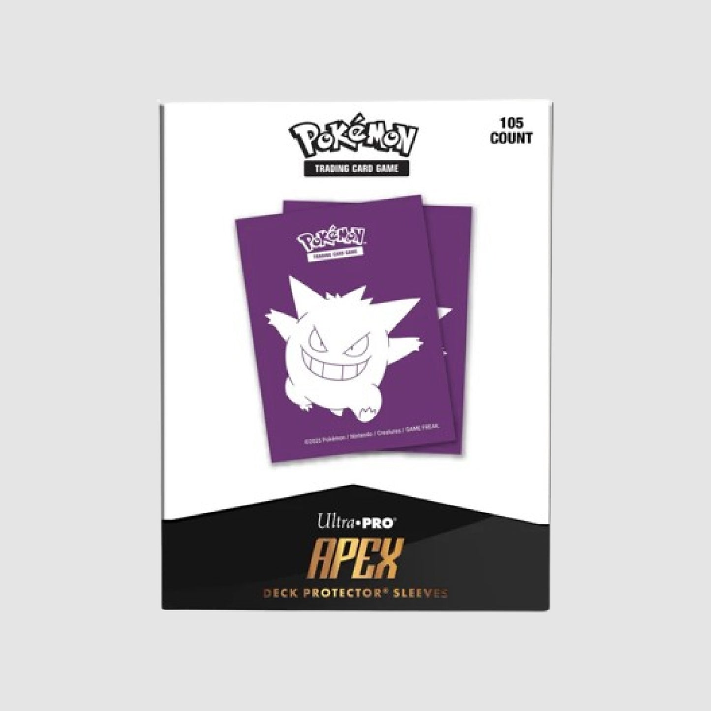 Elite Gengar 105ct APEX DECK PROTECTOR® Sleeves for Pokémon