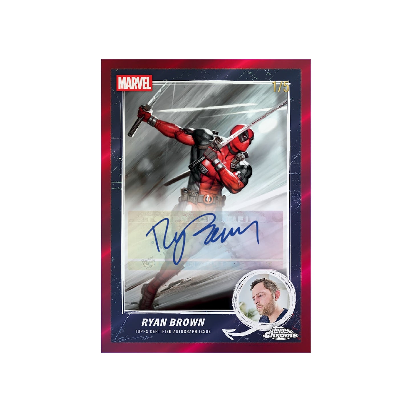 2025 Topps Chrome Deadpool Blaster Box