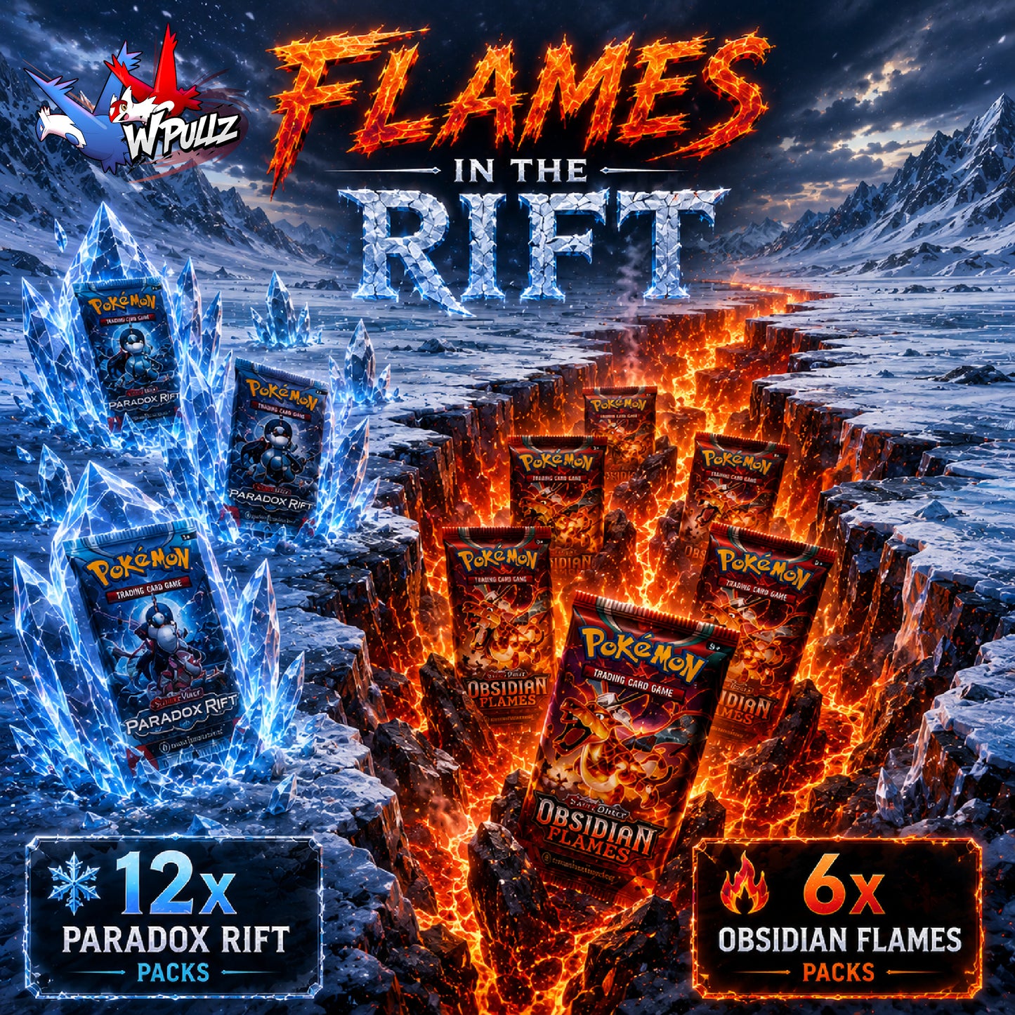 Flames in the Rift Pack Bundle (18 Packs)