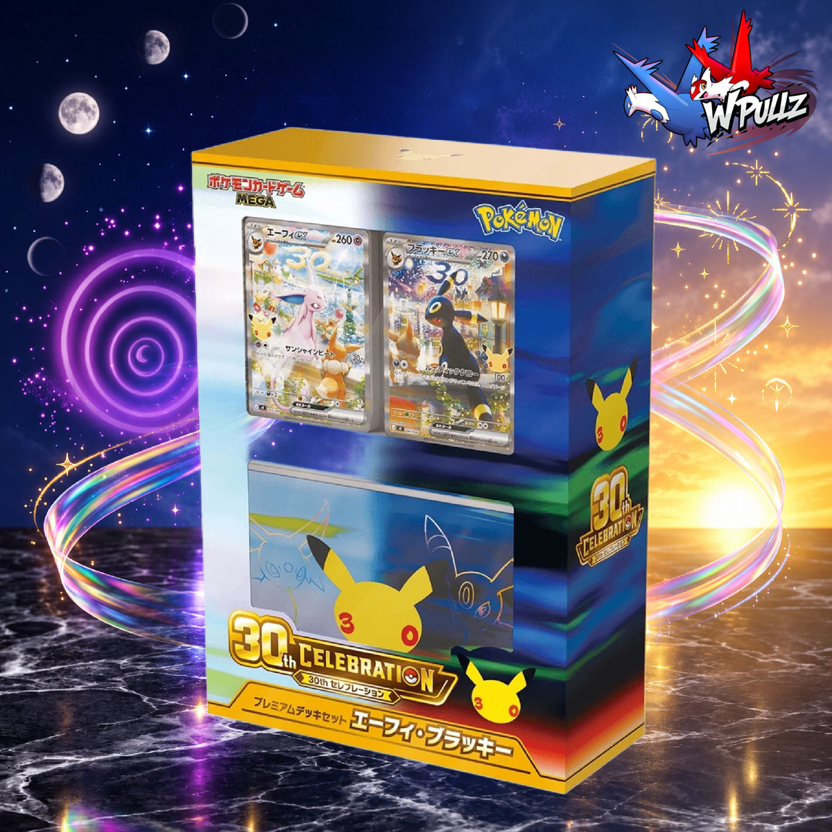 Pokémon 30th CELEBRATION Premium Deck Set Espeon & Umbreon