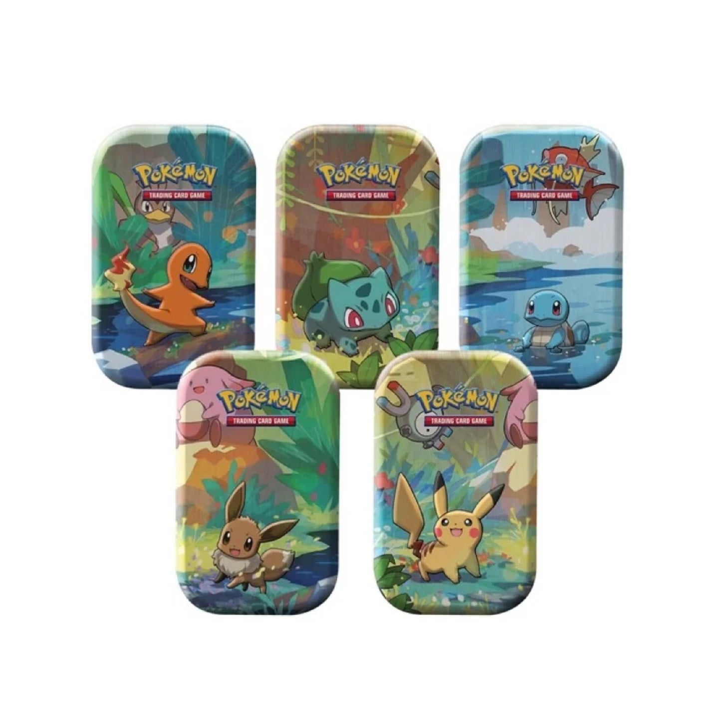 Pokemon TCG: Kanto Friends Mini Tins Display Box