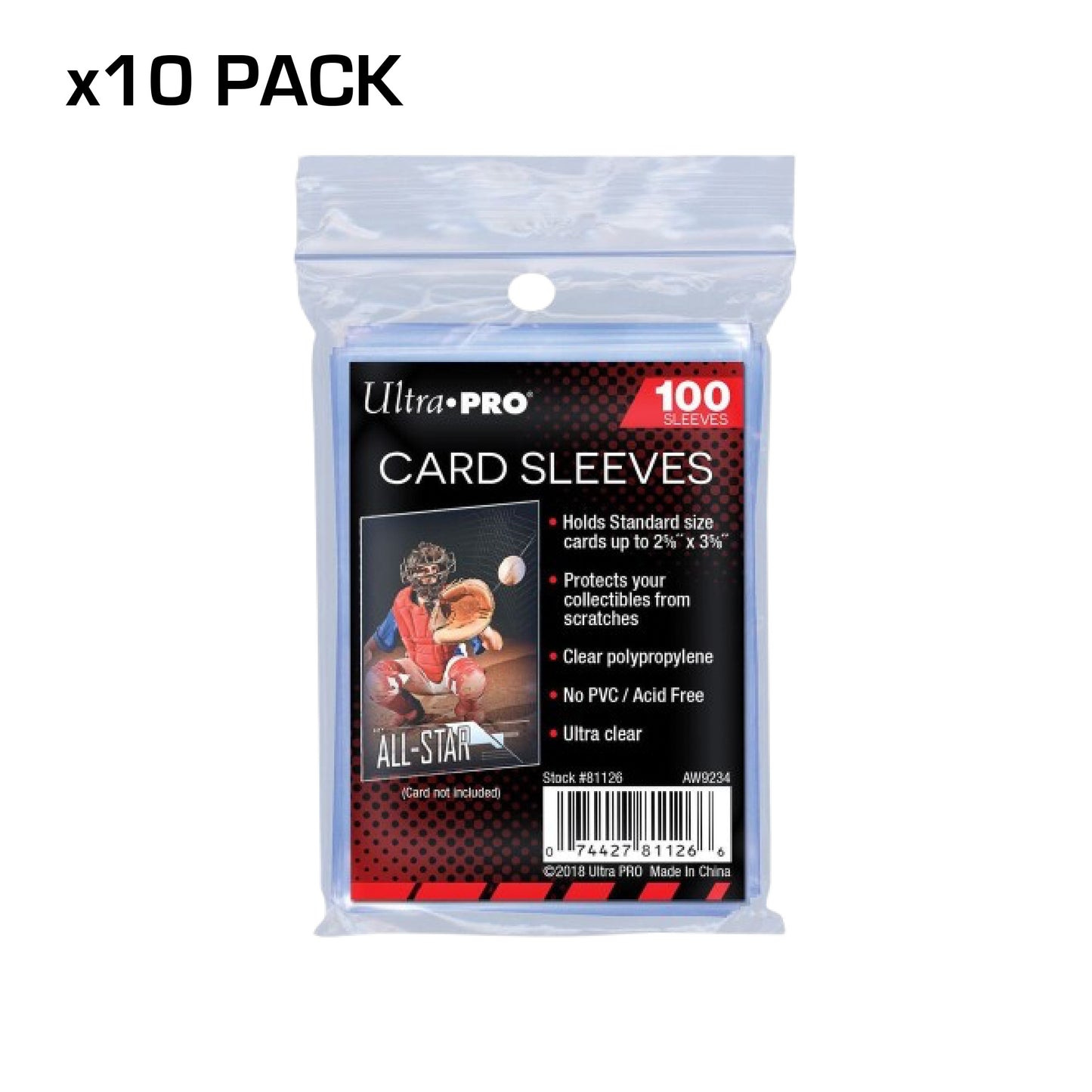 Ultra Pro Soft Card Sleeves - Standard (100-Pack)