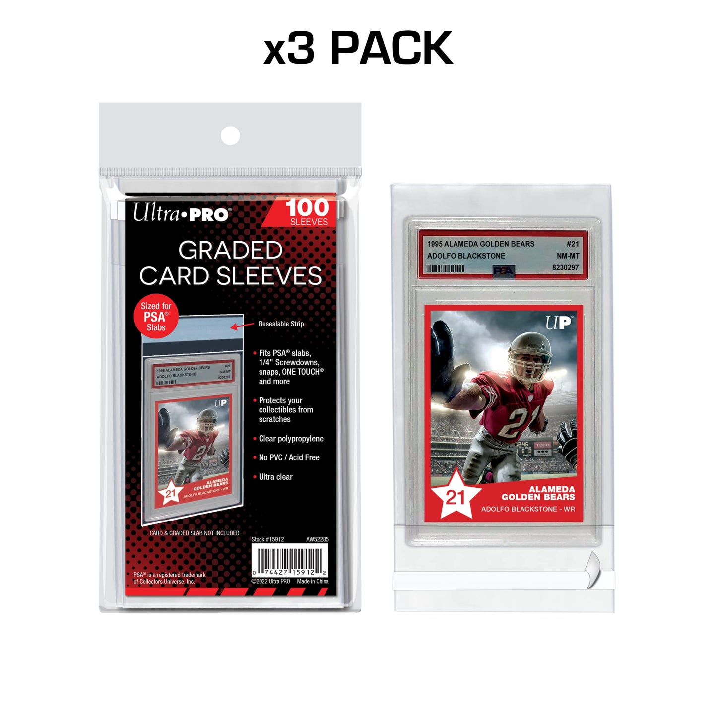 Ultra Pro PSA Graded Card Sleeves (100ct)