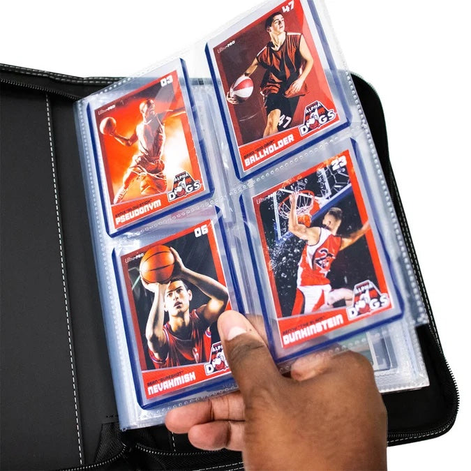 Ultra Pro 4-Pocket TOPLOADER Zippered Premium PRO-BINDER