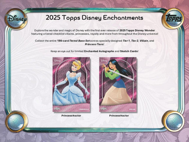 2025 Topps Disney Wonder (7-Pack) Blaster Box