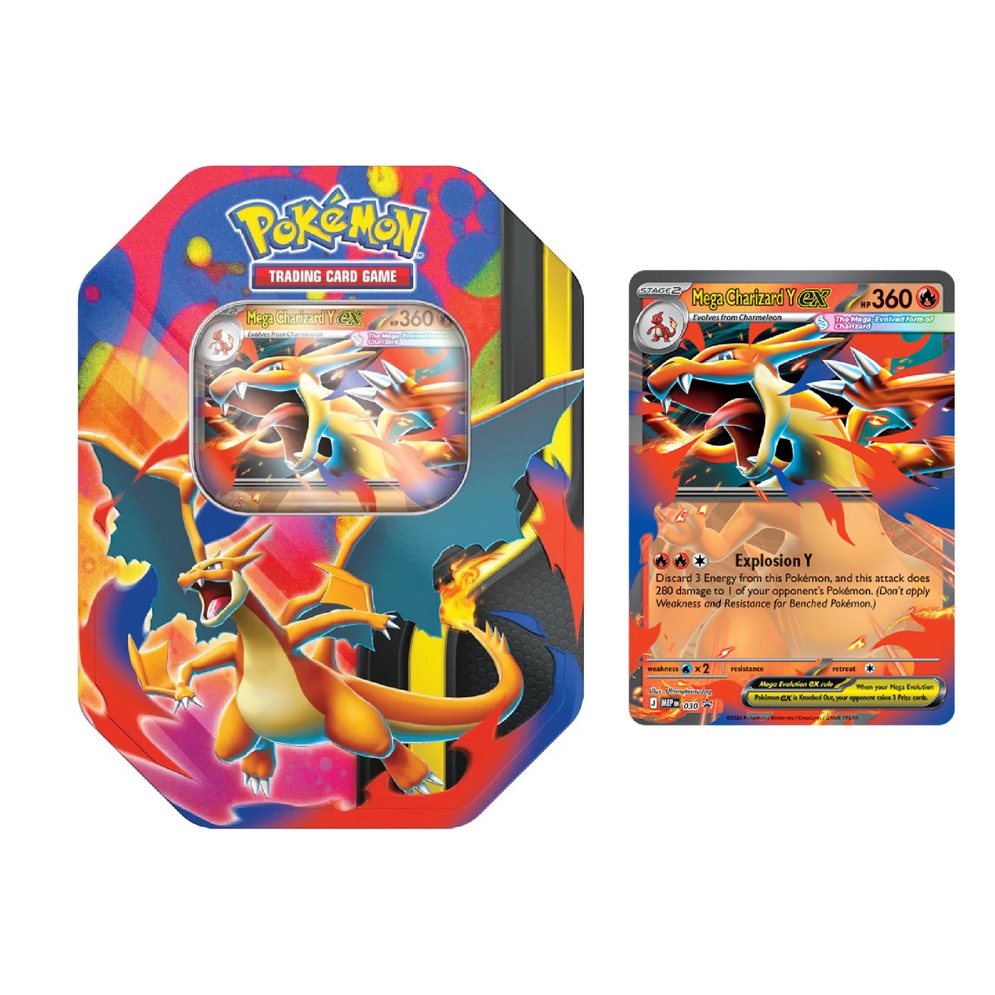 Pokémon TCG: Mega Charizard Tin