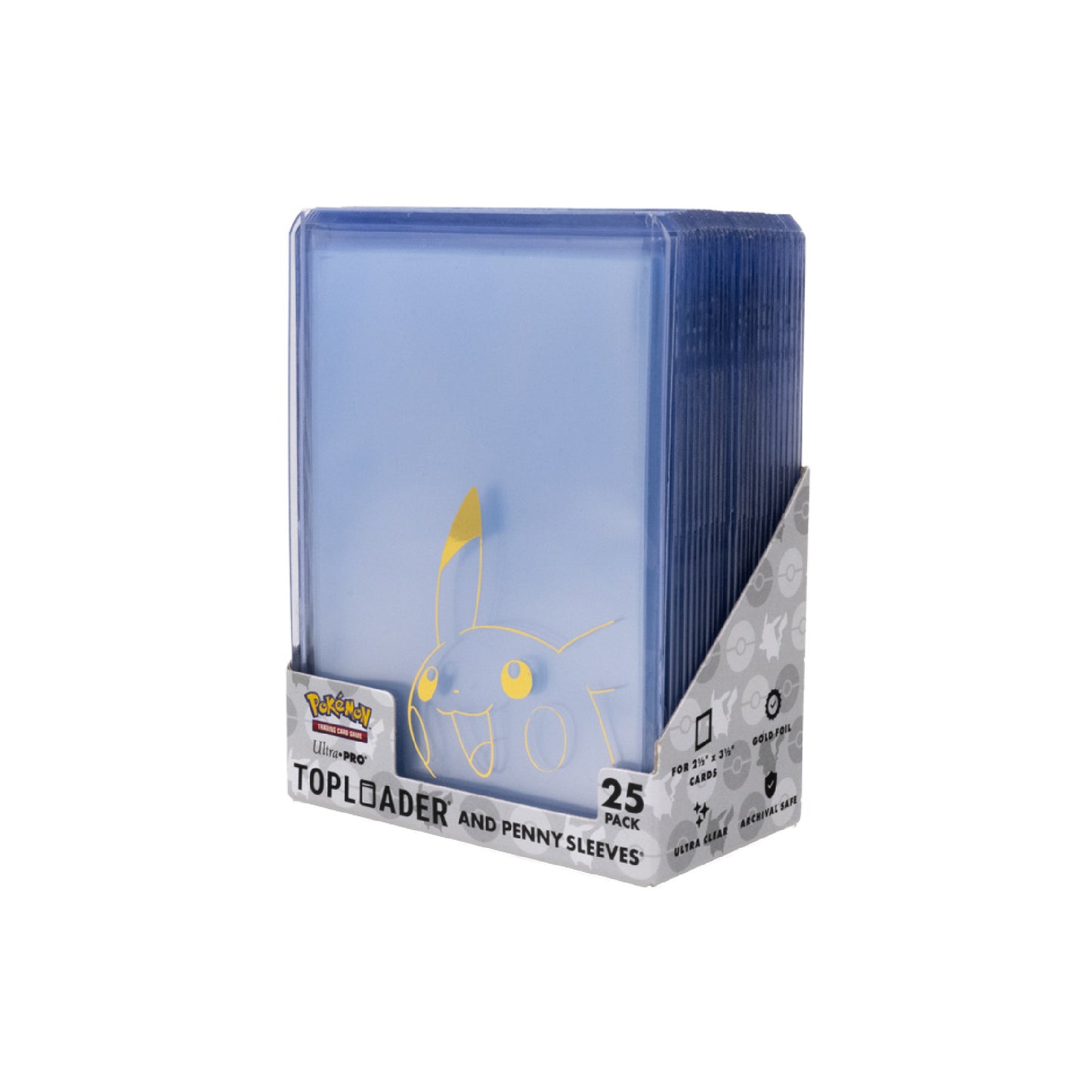 Pikachu 3×4 Toploader & Sleeve Combo — Ultra•PRO