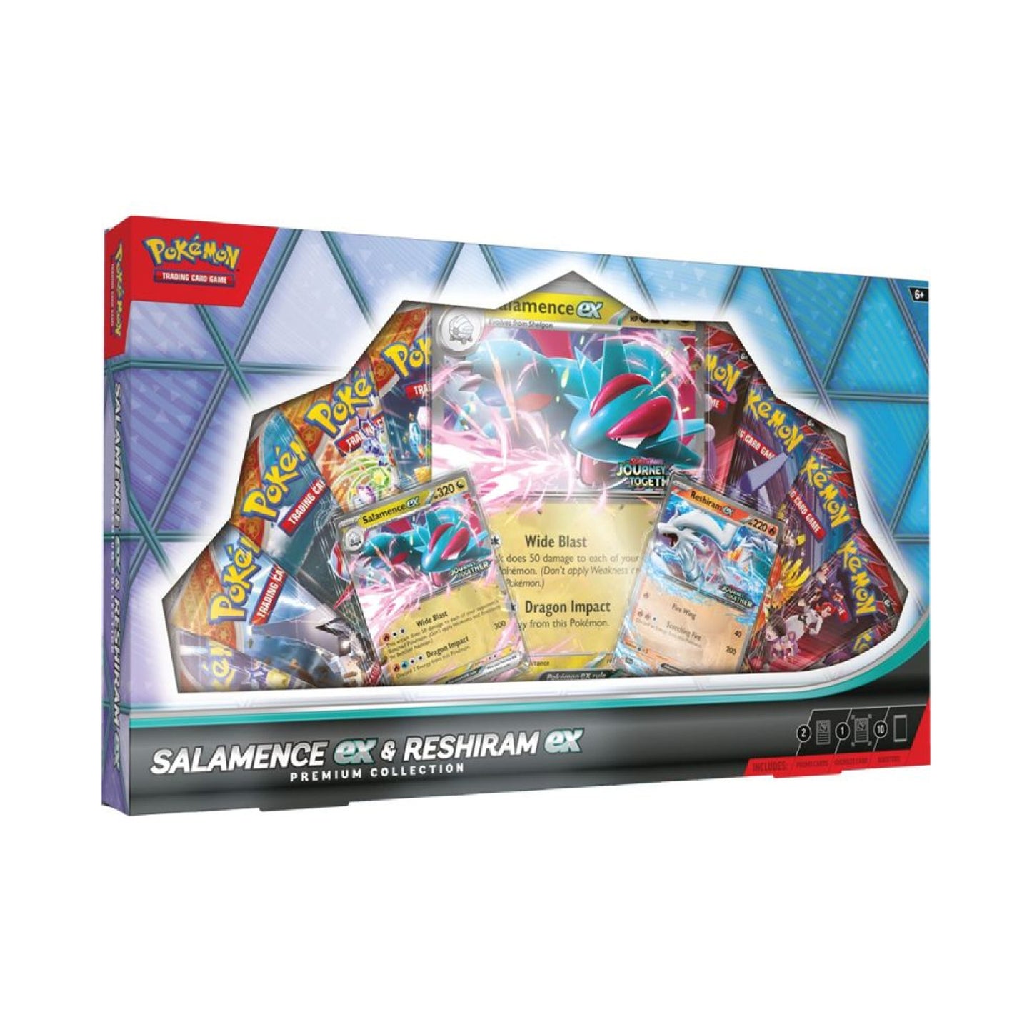 Salamence ex & Reshiram ex Premium Collection SEALED CASE