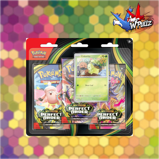 Pokémon TCG: Mega Evolution-Perfect Order 3-Pack Blister
