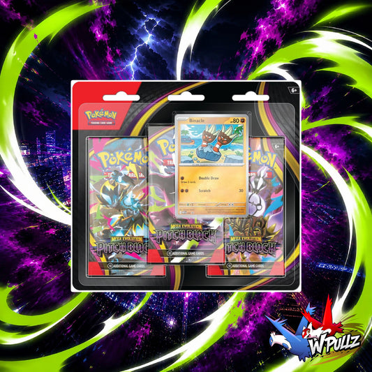 Pokémon TCG: Mega Evolution - Pitch Black 3 Pack Blister