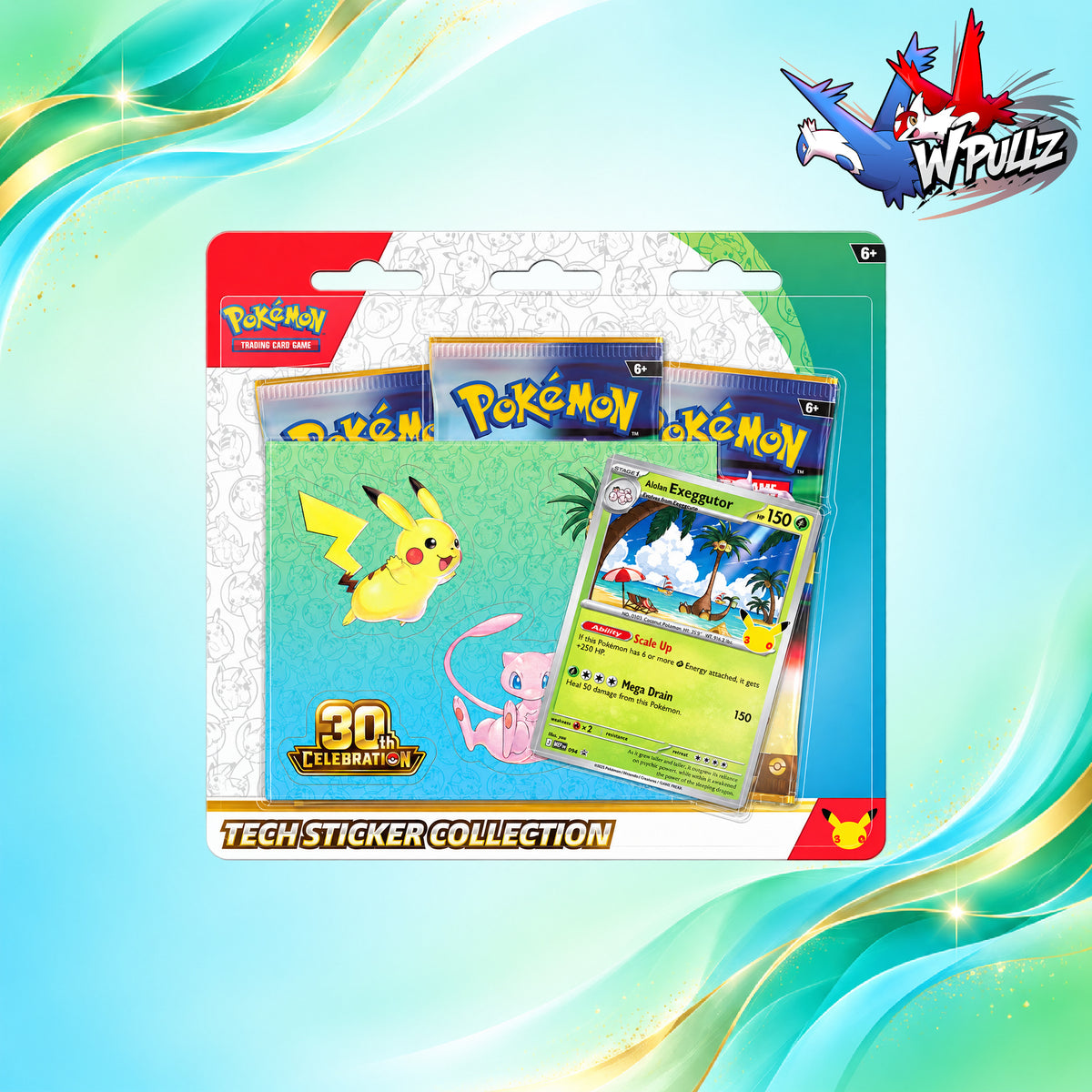 Pokémon TCG: 30th Celebration Tech Sticker Collection