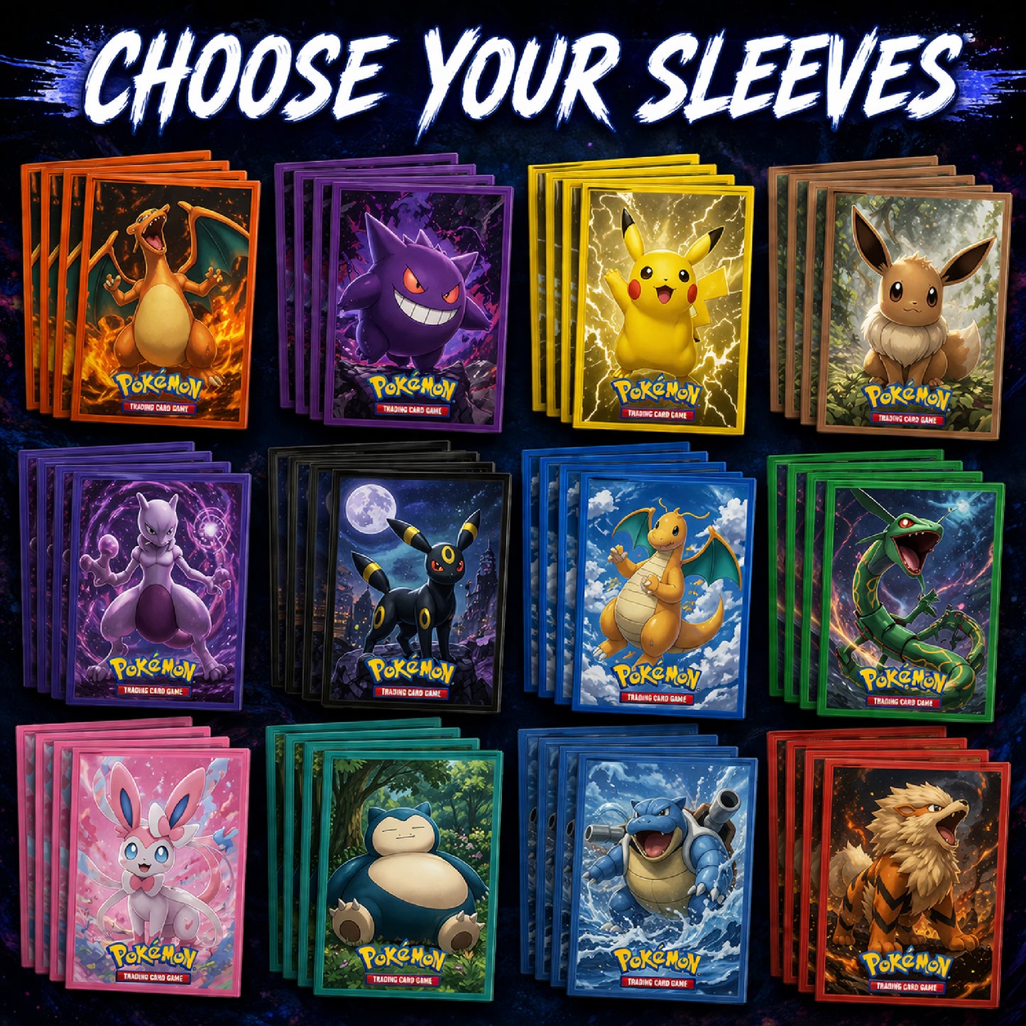 Pokémon Sleeves (CHOOSE YOUR SLEEVES)