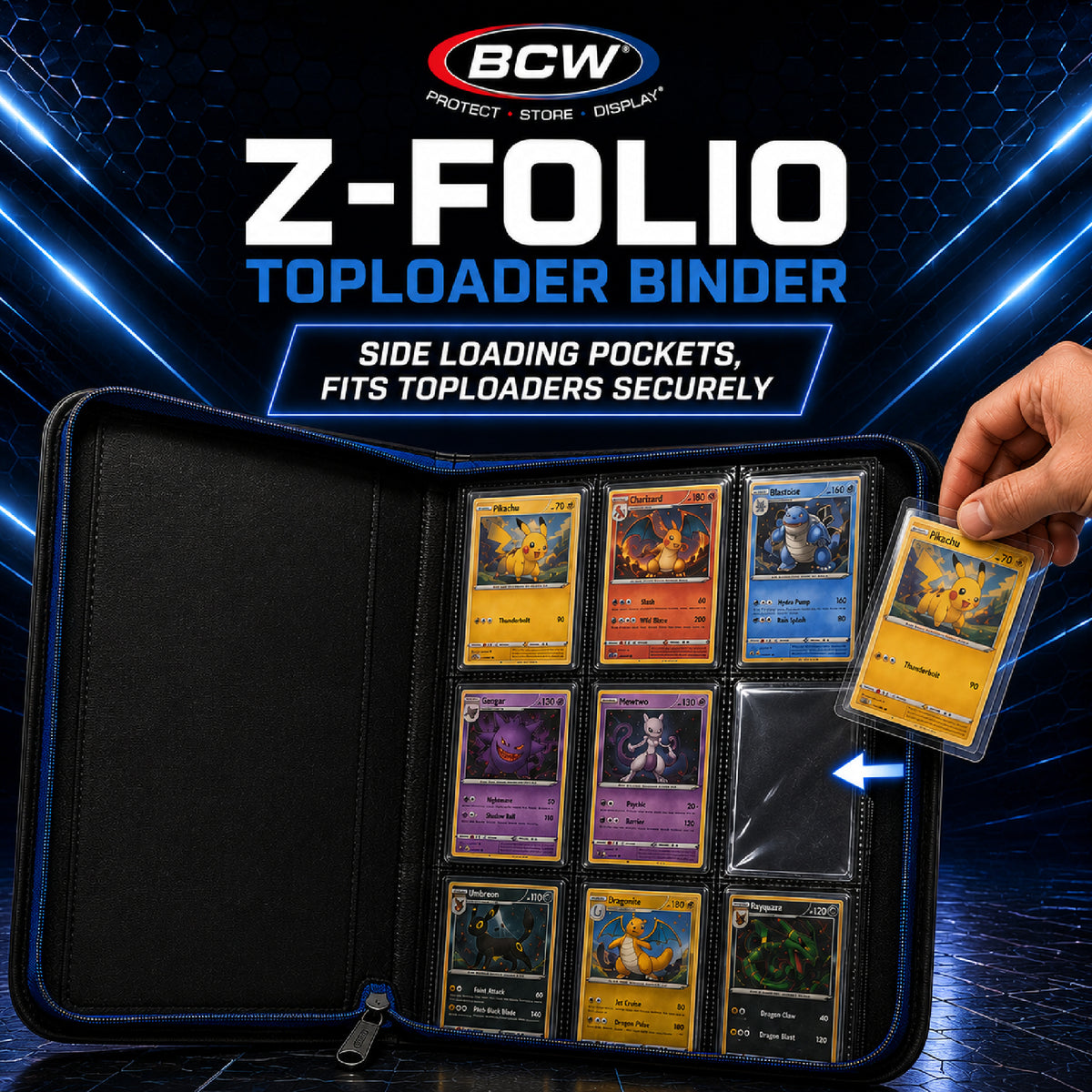 BWC Z-Folio Top loader Binder